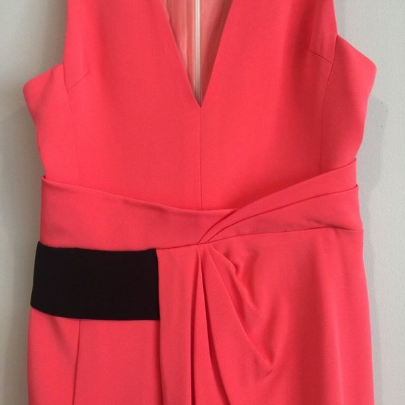 NEW*J. Mendel*Pink w/ Black Waist Dress*US 2*$1895 - Picture 3 of 8